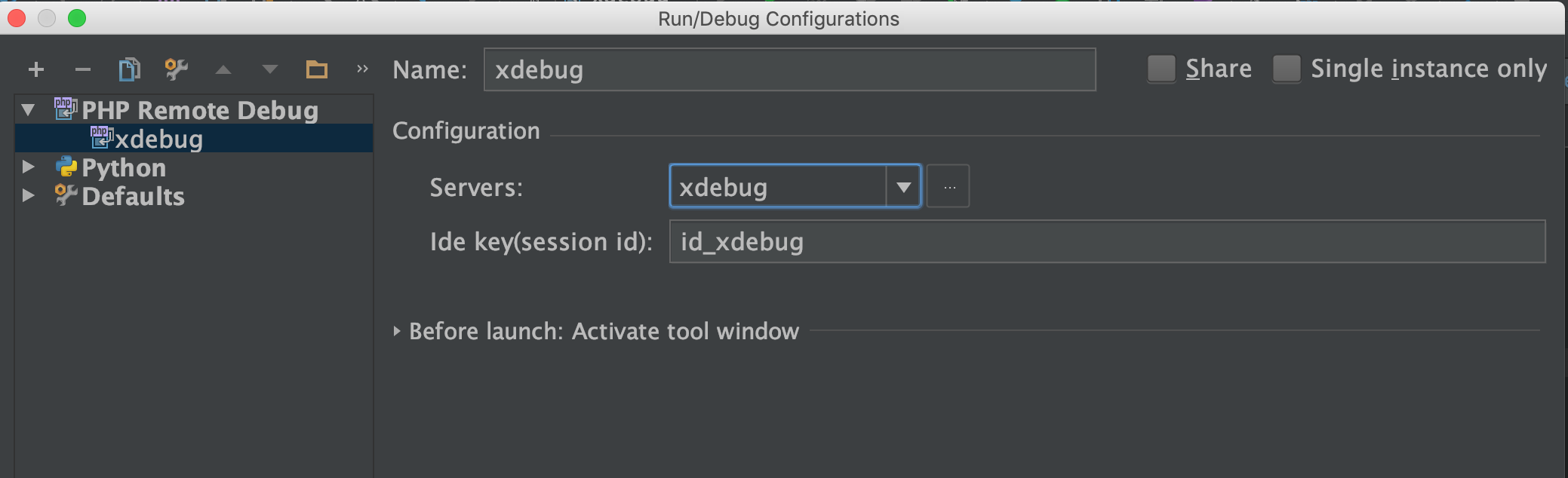 php-xdebug-remote